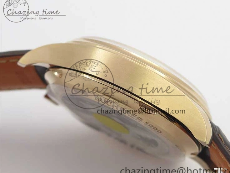 MIROTIME 0321 Lightweight Portugieser Chrono  42 IW390406 RG ZF 1:1 Best Edition White Dial on Brown Leather Strap A 7123